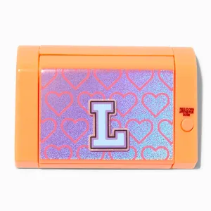 Varsity Initial Orange Mechanical Lip Gloss Set - L