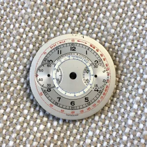 Vintage Abercrombie & Fitch Silver Chronograph 28.55mm Lemrich Suisse Dial