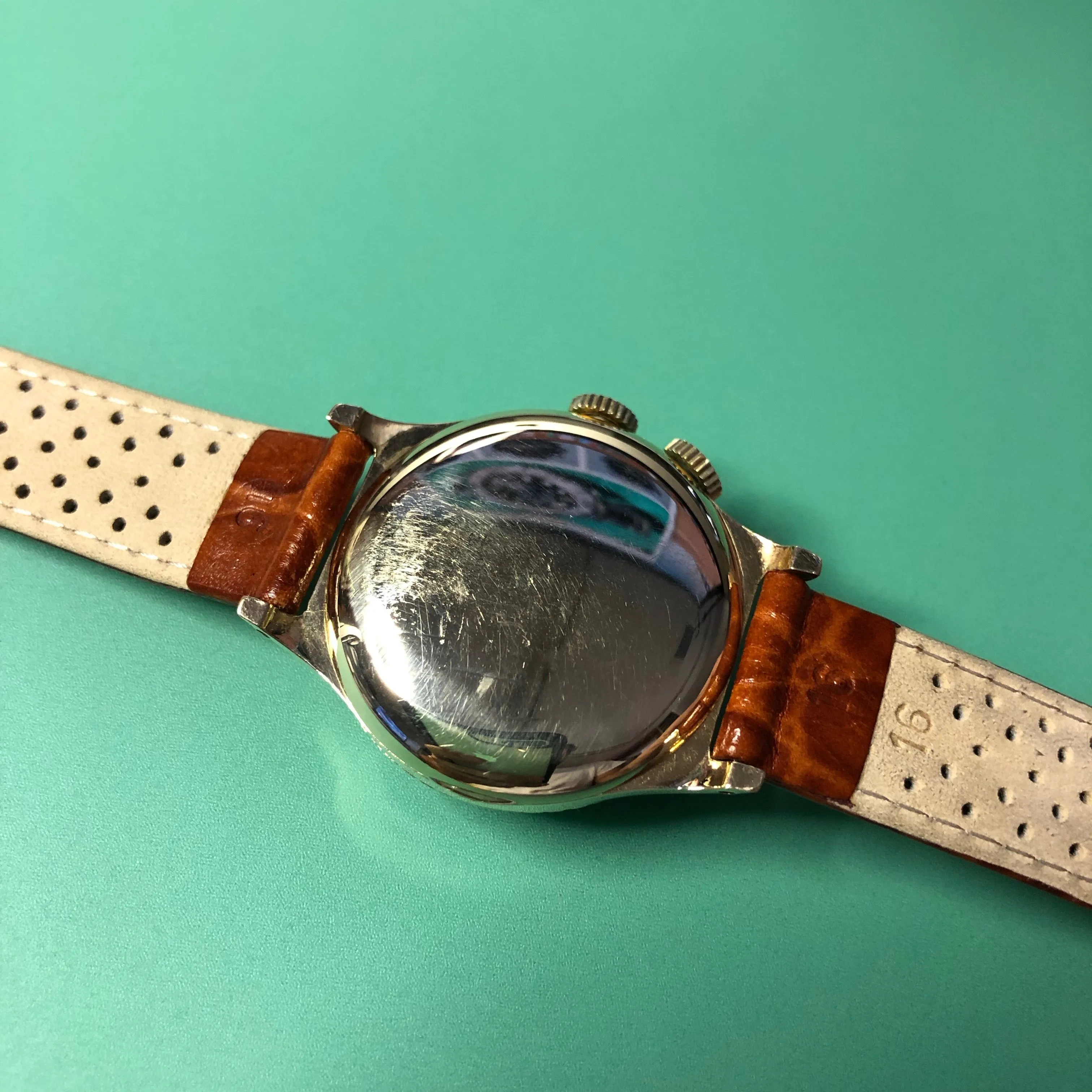 Vintage Longines Lindbergh Hour Angle 10K Gold Filled Cal. 10L Wristwatch LNOS