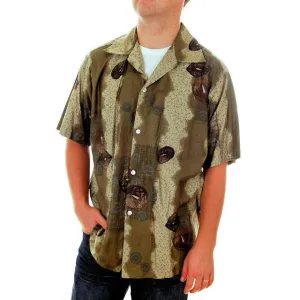 Vintage Mens Hawaiian Shirt Arnold Christensen Las Vegas 1960s L