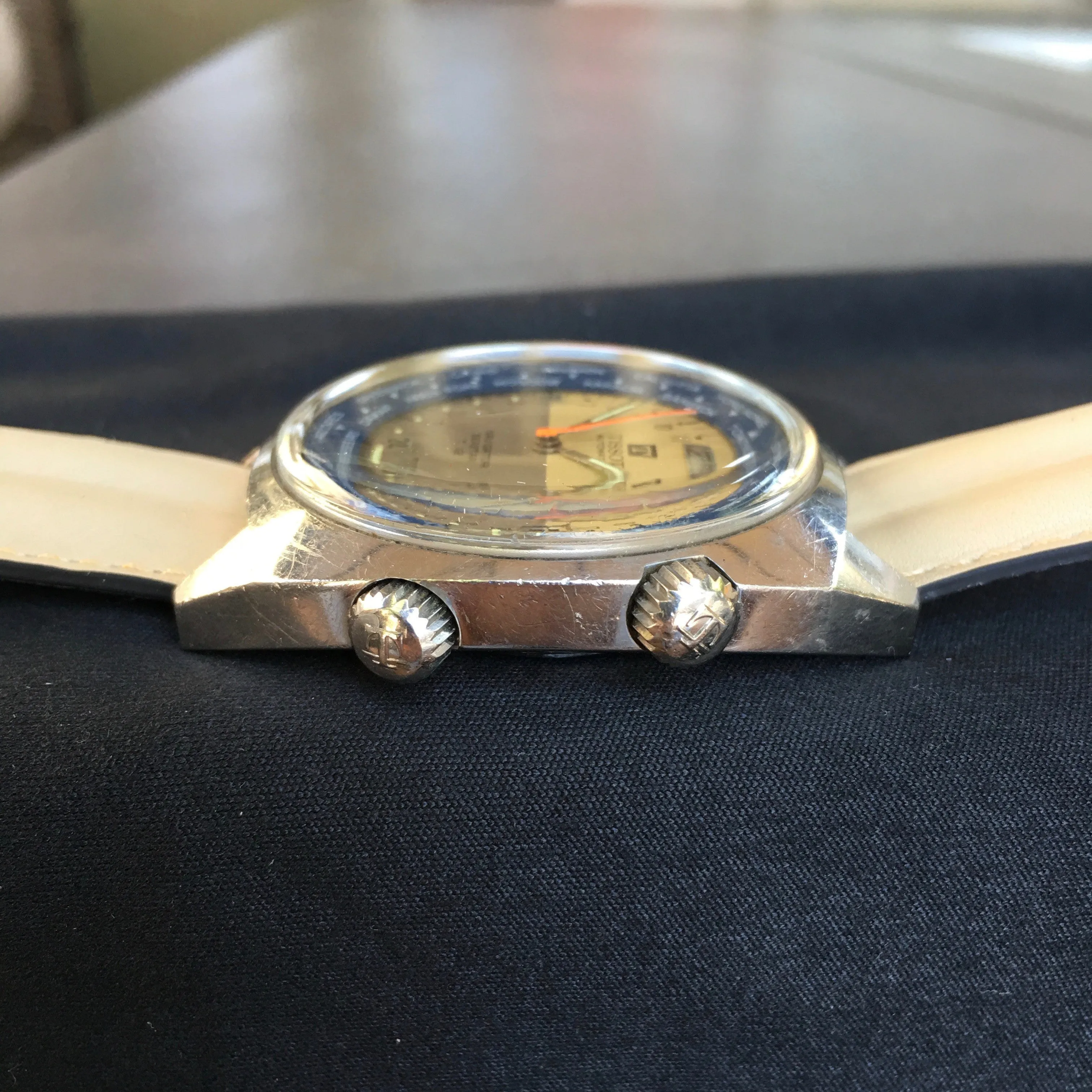 Vintage Tissot Navigator Seastar T12 24 HR World Time Cal. 798 Automatic Wristwatch