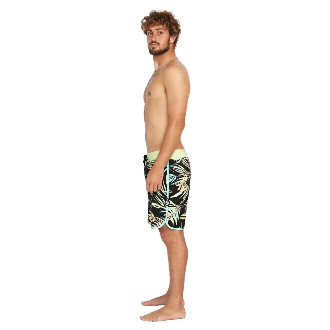 Volcom Bleeding Leaf Mod 18" Boardshorts - Black