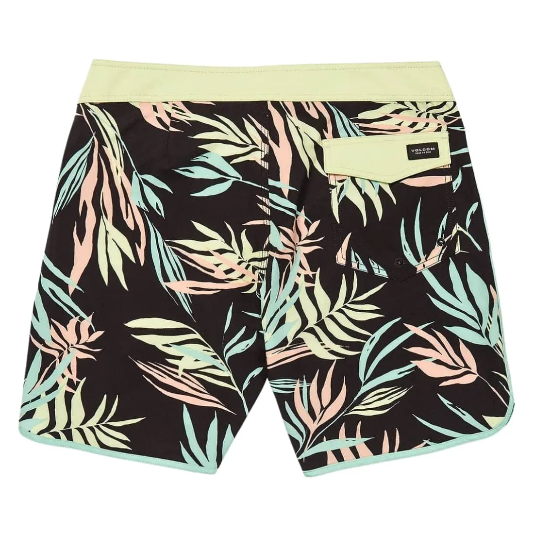Volcom Bleeding Leaf Mod 18" Boardshorts - Black