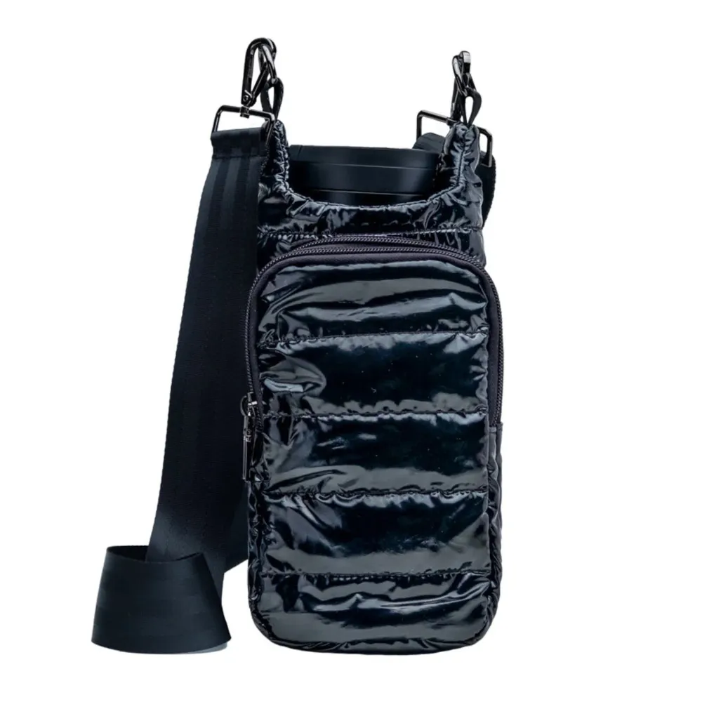 WanderFull Hydrobag Black Glossy With Black Strap