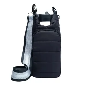 WanderFull Hydrobag Black Matte With Silver Strap
