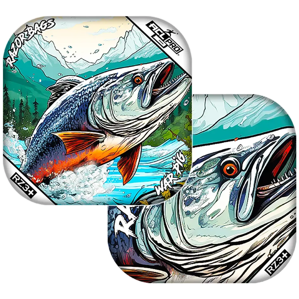 War Pig | Alaskan Salmon | ACL PRO Razor Cornhole Bags