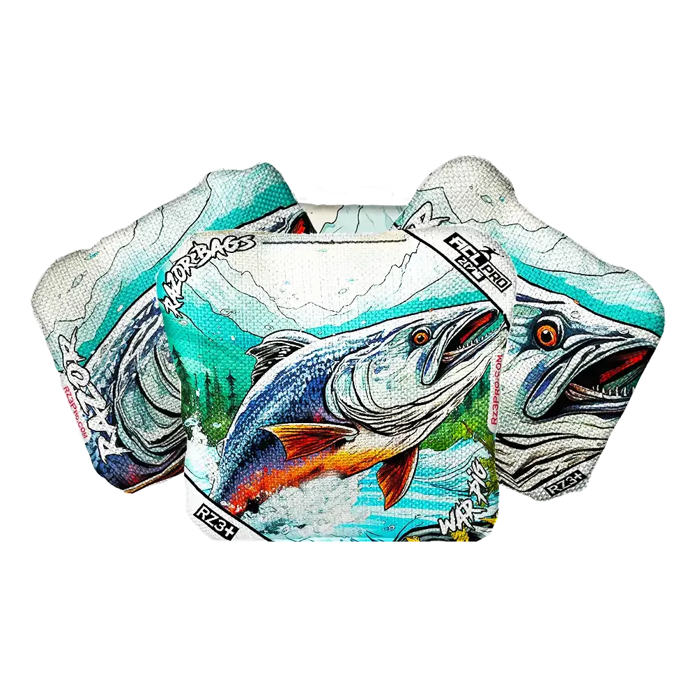 War Pig | Alaskan Salmon | ACL PRO Razor Cornhole Bags
