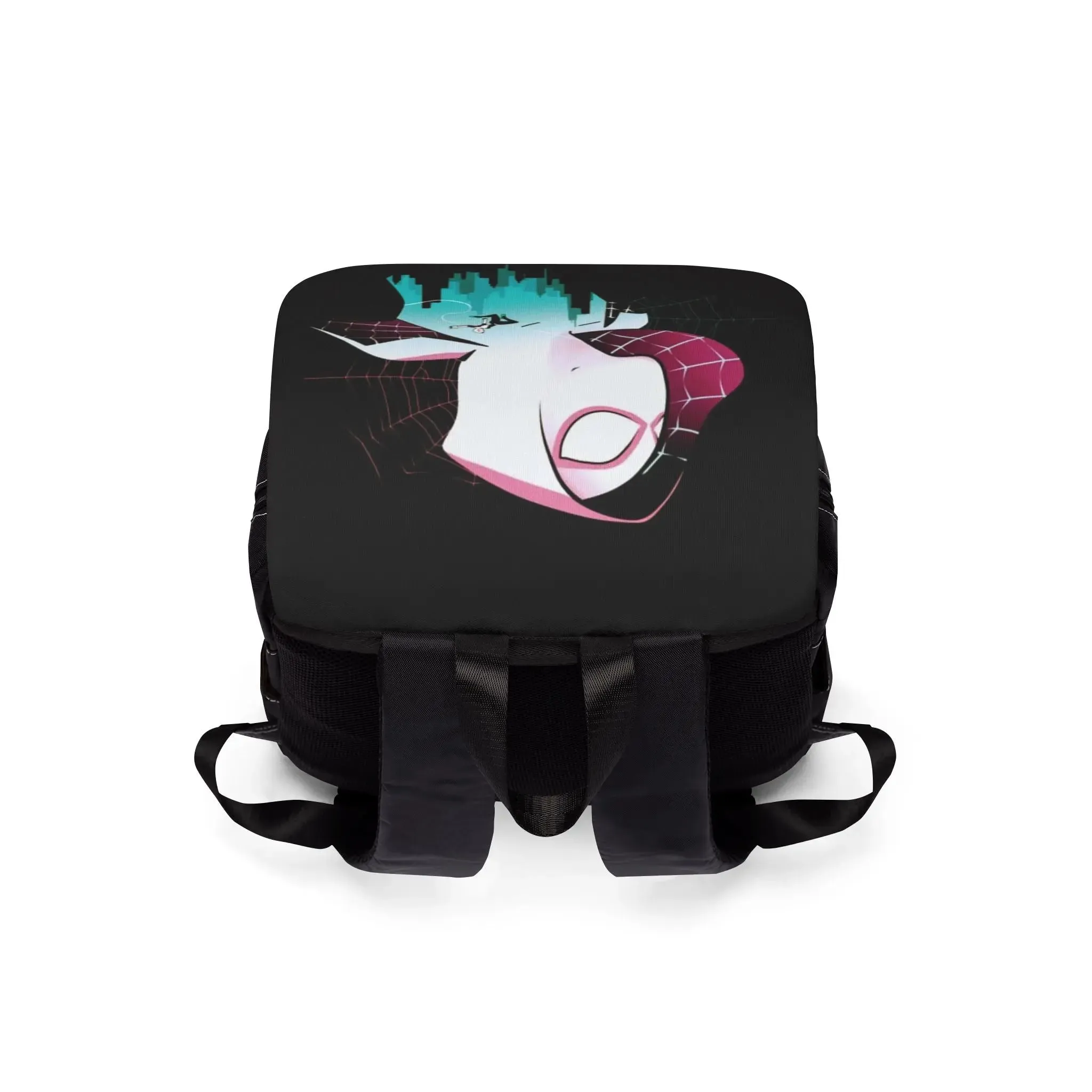 Web Slinger Pink Shoulder Backpack