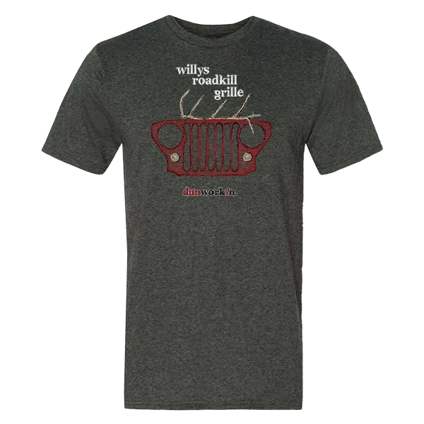 Willys Roadkill Grille Unisex Lightweight Cotton/Poly Blend SS Tee