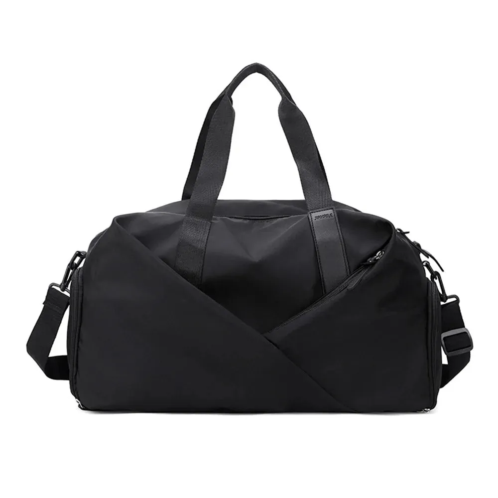 Women Gym Sports Bag Waterproof Swimming Yoga Mat Pink Weekend Travel Duffle Bags for Women Sport Fitness Shoulder Handbag